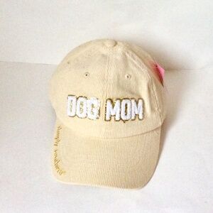 SIMPLY SOUTHERN Sparkle Puff Letter Corduroy Ball Cap Hat NEW